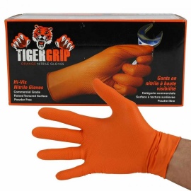 Tiger-grip-orange-nitrile-gloves